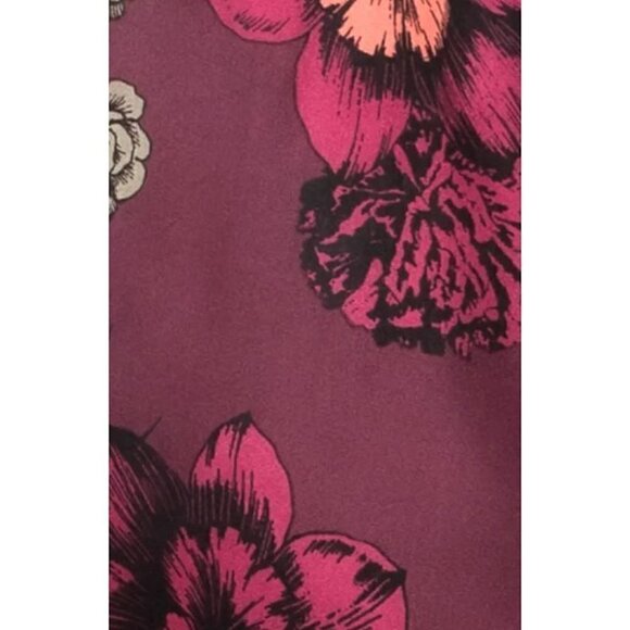 Midnight Bakery Floral Satin PJ Set Women Size Large - Picture 6 of 12